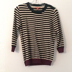 NWOT Adorable ModCloth Striped Crewneck Sweater.
